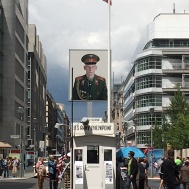 Check point Charlie and probably the most googled soldier ever...I'll leave you to it.