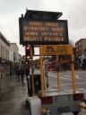 Learning a new language: what does 'gyratory' mean in terms of a traffic posting?