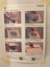 Helpful instructions for the cinderella toilet. Barbara and I were fascinated the entire visit!