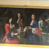 I can't recall ever seeing someone black in a painting during this time period. But it was the first of a few in Florence.